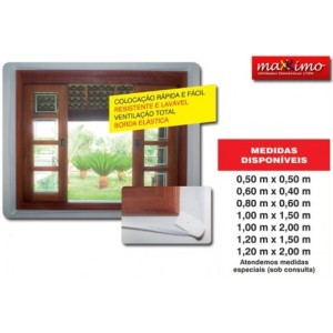 Tela mosquiteiro  009 120cm X150cm  poliester c/1pç maxximo