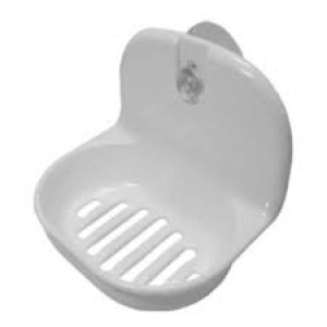 Saboneteira branca c/ ventosa c/1pç 110  daivak