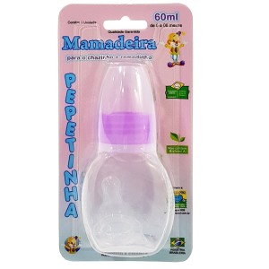 Mamadeira chuquinha c/bico c/1pç 60ml 4571 pepeta