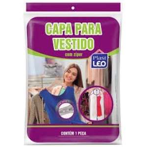 Porta vestido c/1pç plast leo 905