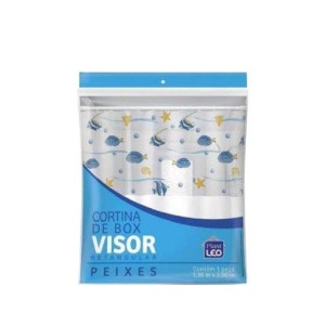 Cortina box com visor c/1pç  620  plast leo
