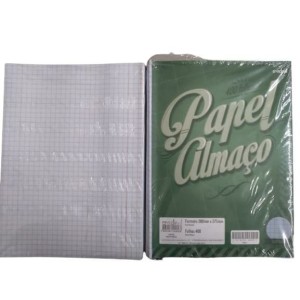 Papel almaço credeal quadriculado c/400fls 240588