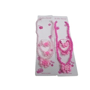 Conjunto c/1 colar + pulseira c/2 pçs 2398-b cjinf8