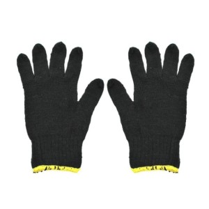 Luva tricotada preta c/1par 3952  02.11.3.3 kalipso