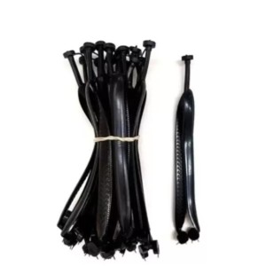 Tira de chinelo preta 37/8 c/10 pares explendor