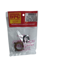 Conexão p/ torneira 3/4 x 1/2 plástico bronze c/ anel vedação c/1pç 0497