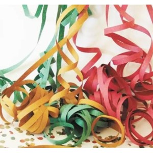 Serpentina 8mt pct c/10 rolos real seda