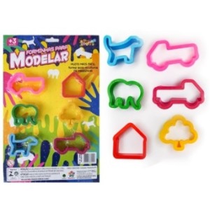 Brinquedo forminhas p/ modelas 999 mini toys