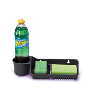 Porta detergente 3x1 preto c/1pç 051/p nitron