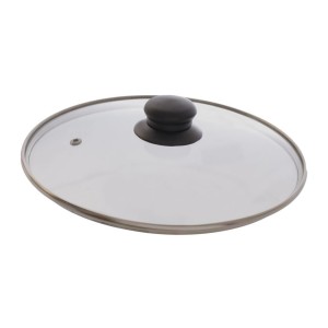 Tampa de vidro com puxador para panela 20cm TPA009