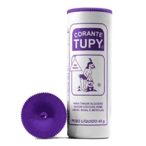 Tinta tupy lilas 18 c/6pçs algodão tingir roupa