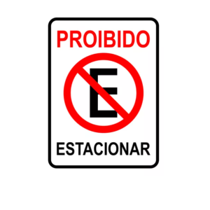 Placa sinalização grd proibido estacionar 20x30 pacific