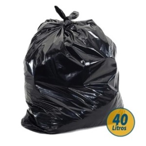 Saco lixo lecca 40lt pct c/8 pçs
