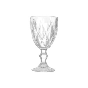 Taça para água/vinho c/6pçs diamond 320ml tcvn015