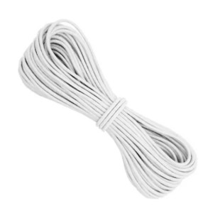 Elastico sao jose n.20 c/1pç  rolico branco 8324 10mt 3.0mm