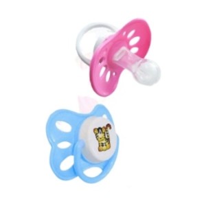 Chupeta c/2 silicone redonda c/1pç 3115  baby paco