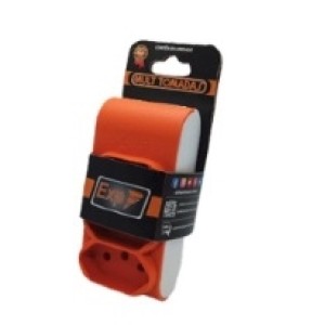 Adaptador multiplicador c/1pç  1030 2p+t 10a laranja exp