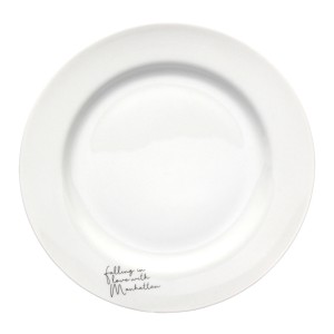 Prato sobremesa Manhattan branco 19cm c/1pç pcln197/br