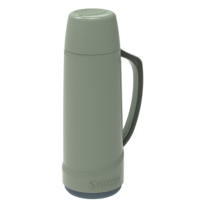 Garrafa térmica cristal c/1pc 1l verde soprano