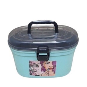 Frasqueira plástico oval verde 202.006.618  c/1pç nitron