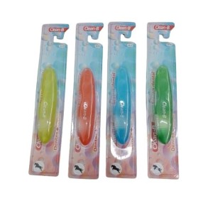 Escova dente cerda média adulto dobravel c/12 c/capa cb-222 sq-3163