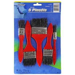 Pinceis c/5pçs p-05