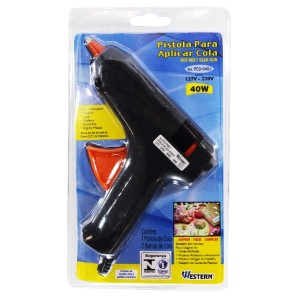 Pistola cola grande c/1pç pcq040J 10w western