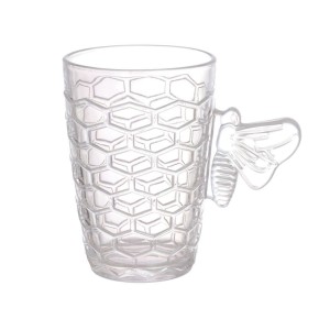 Caneca Vidro Bee TR 200ml 4PC canc216
