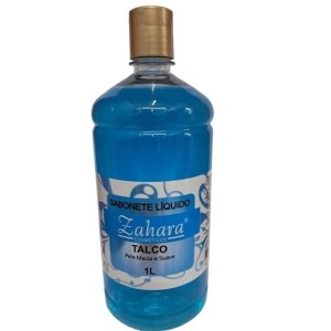 Sabonete liquido 1 litro talco c/1pç zahara