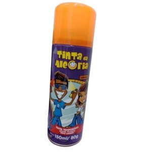Tinta alegria laranja p/ cabelo150ml 80g c/1pç da alegria