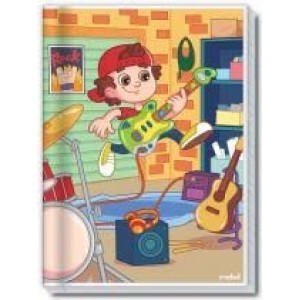 Caderno brochurao c/1 peça 60 fls flex. credeal  205006